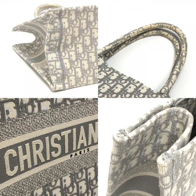 Dior Tote Bag Book Medium Canvas Gray — view 7