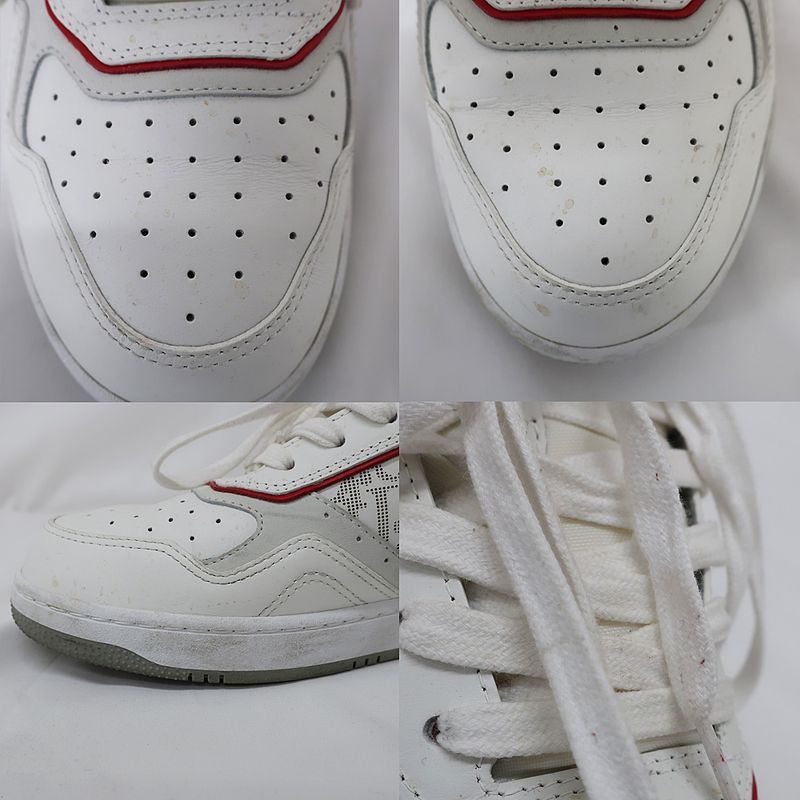Dior Sneakers High Cut Trotter Pattern White Red Size — view 7