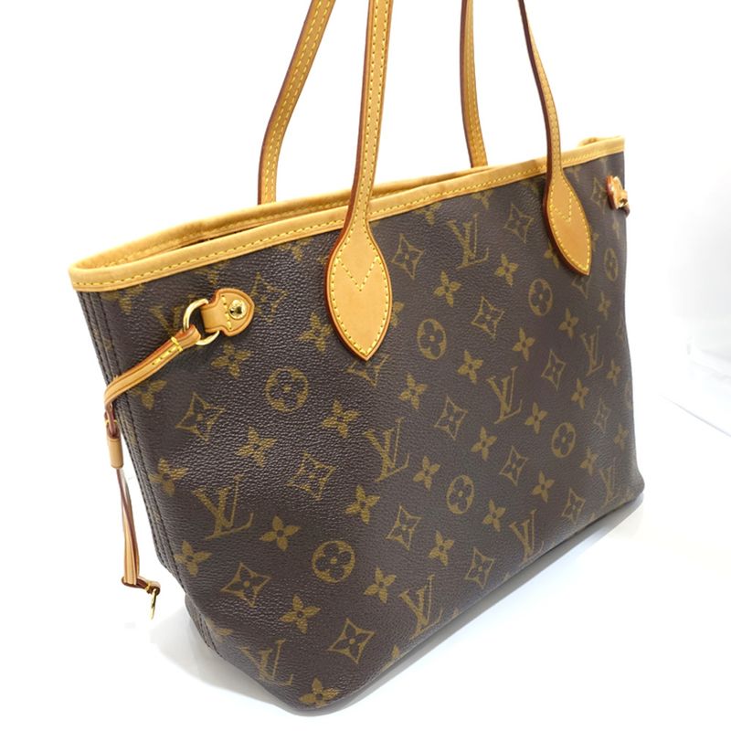 Louis Vuitton Neverfull PM Monogram Mb0038 Brown Gdhardware Tote — view 5