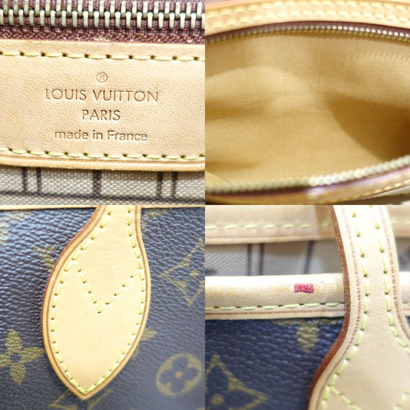 Louis Vuitton Neverfull PM Monogram Mb0038 Brown Gdhardware Tote — view 8