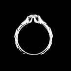 Chanel Quilted Diamond 030 CT F-Vvs 1 Ring Pt950 47 — view 6