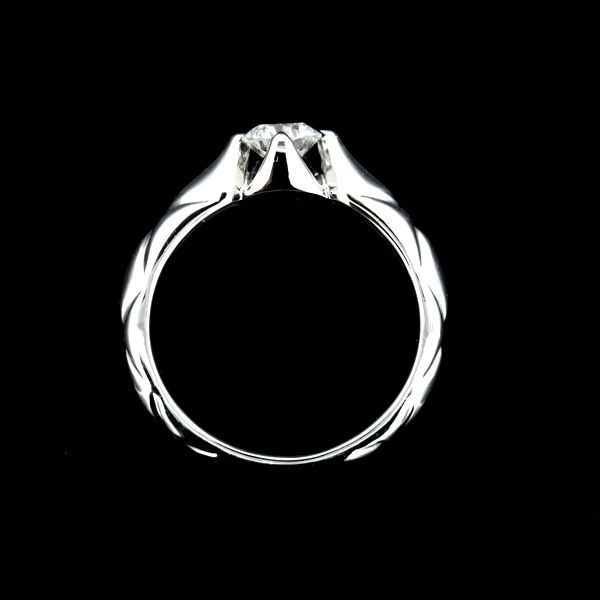 Chanel Quilted Diamond 030 CT F-Vvs 1 Ring Pt950 47 — view 6