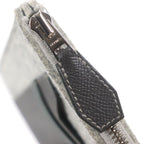 Hermes TOO DOO 29 Felt Vaux Epson Leather Silver Hardware Flat Pouch — view 6
