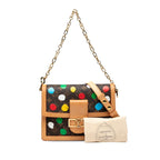 Louis Vuitton Yayoi Kusama Monogram Sac Dauphine MM Chain Handbag — view 8