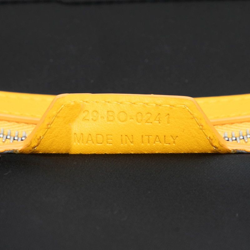 Dior Oblique World Tour Body Bag Sling Yellow Leather — view 7