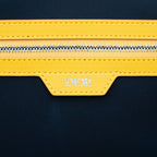 Dior Oblique World Tour Body Bag Sling Yellow Leather — view 6