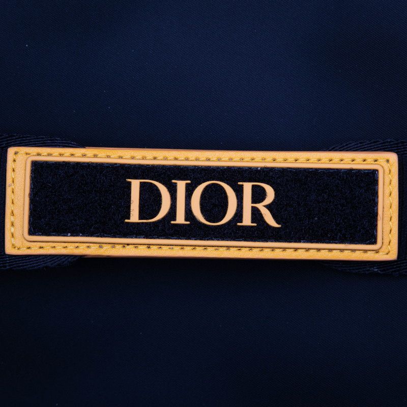 Dior Oblique World Tour Body Bag Sling Yellow Leather — view 5