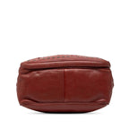 Bottega Veneta Intrecciato Red Leather — view 3