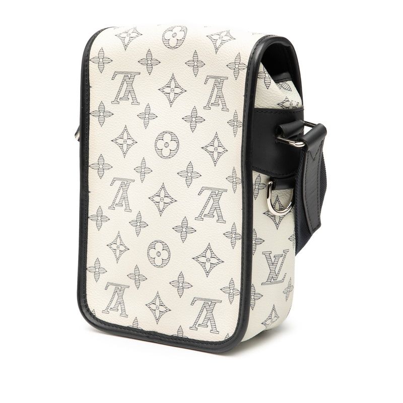 Louis Vuitton Monogram Savannah Messenger BB Chapman Brothers White Navy — view 2