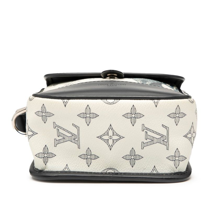 Louis Vuitton Monogram Savannah Messenger BB Chapman Brothers White Navy — view 3