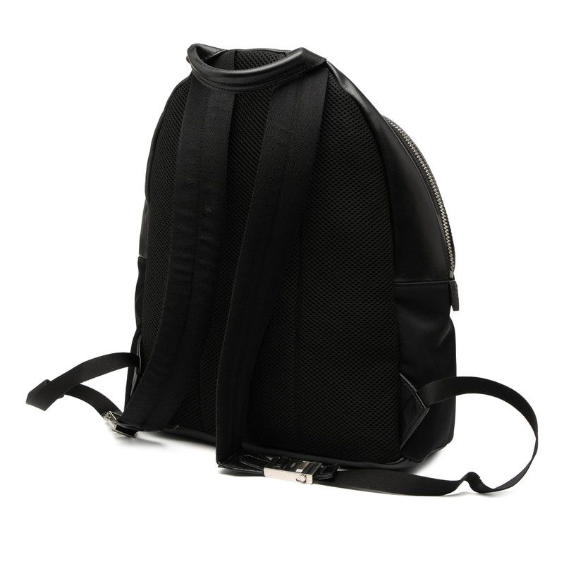 Fendi Faith Backpack 7 Vz012 Black Leather Nylon — view 2