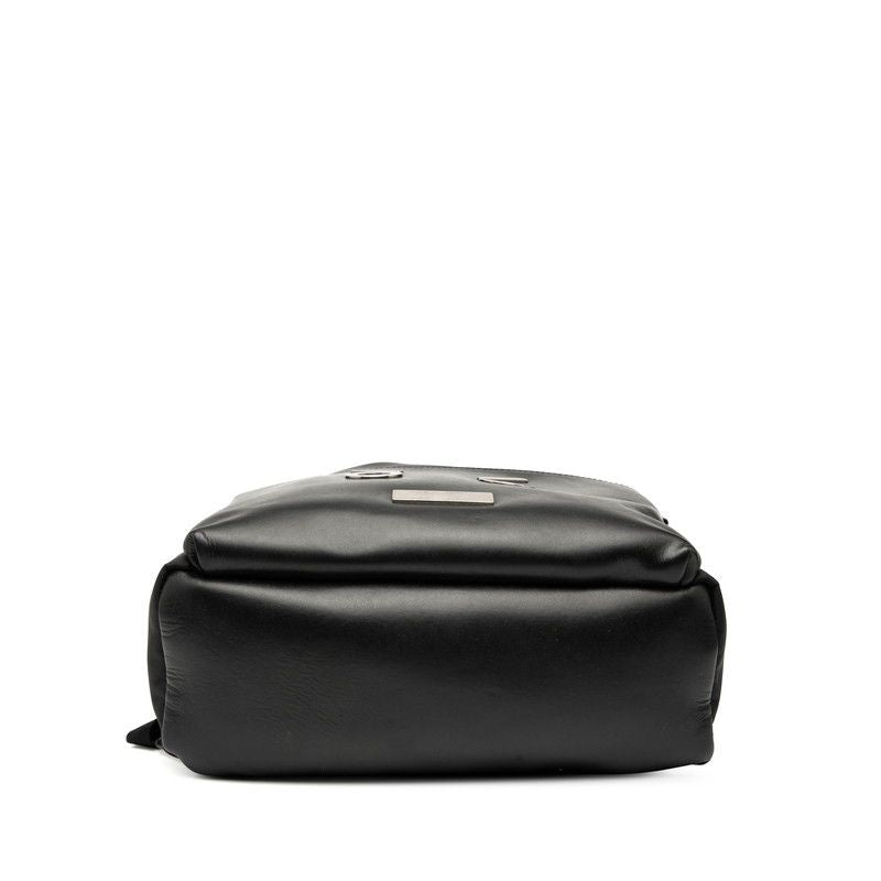 Fendi Faith Backpack 7 Vz012 Black Leather Nylon — view 3