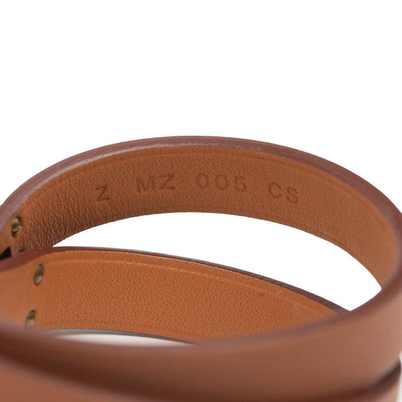 Hermes Mini Kelly Dubreuil Brown Gold Hardware Vorswith Belt — view 7