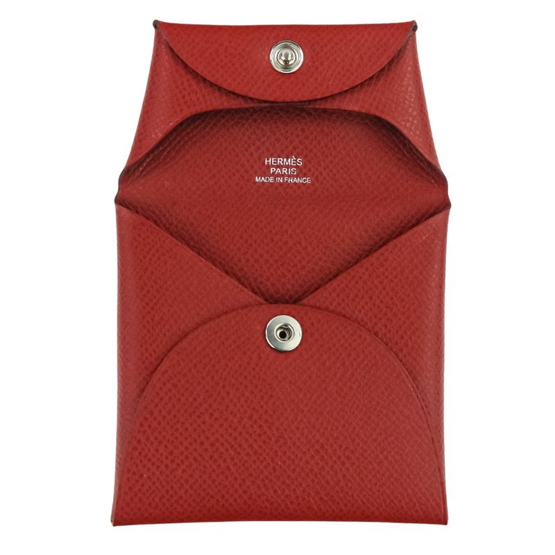 Hermes Bastia Coin Case Wallet Red — view 6