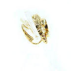 Chanel G23 C Coco Mark Shell Design Earrings With Rhinestones — view 6