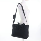 Prada 1 Bg867 re-nylon With Pouch And Shoulder Triangle Logo Leather Use 2-Way — view 5