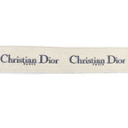 Christian Dior Canvas Logo Embroidery Leather Combi Belt — view 9