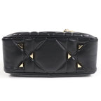 Christian Dior Cannage Lady 95.22 Mini Lambskin 2-Way Shoulder Bag Black — view 4