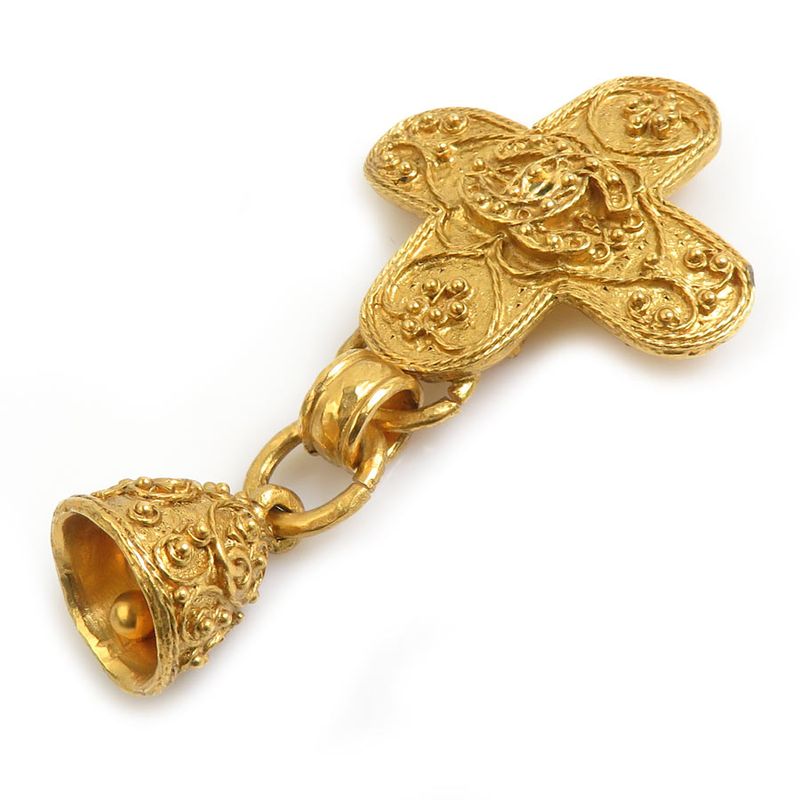 Chanel Brooch Coco Mark with Bell — view 3