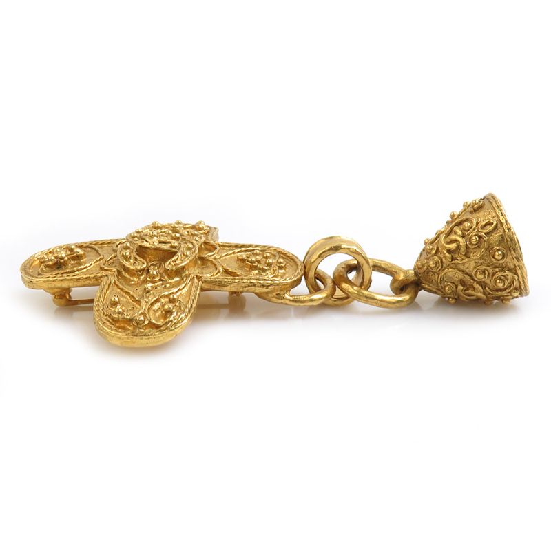 Chanel Brooch Coco Mark with Bell — view 4