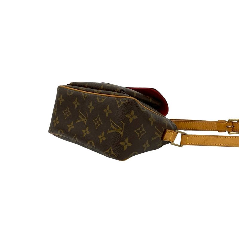 Louis Vuitton PM Monogram Leather Mini Shoulder Bag Pochette — view 9