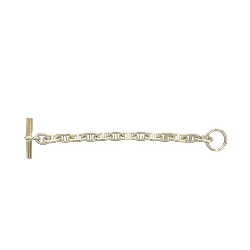 Hermes Chaine D'ancre MM 13 Pieces Silver 925 Chain Bracelet Accessorie — view 5