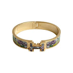 Hermes Click H Bracelet Bangle Accessory Gold Multicolor 16550 — view 6