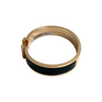 Hermes Click H Bracelet Bangle Accessory Gold Black 28150 — view 4