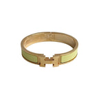 Hermes Click H Bracelet Bangle Accessories Gold Yellow — view 6