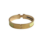 Hermes Click H Bracelet Bangle Accessories Gold Yellow — view 7