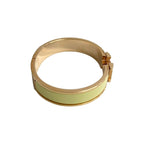 Hermes Click H Bracelet Bangle Accessories Gold Yellow — view 5