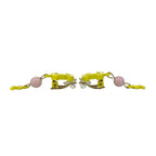 Chanel Coco Mark Motif Plastic Earrings Ear Cuff Accessory Gold 03S — view 3