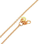 Hermes Col H GP Swift Mauve Pale Gold Hardware Necklace 0834 — view 7