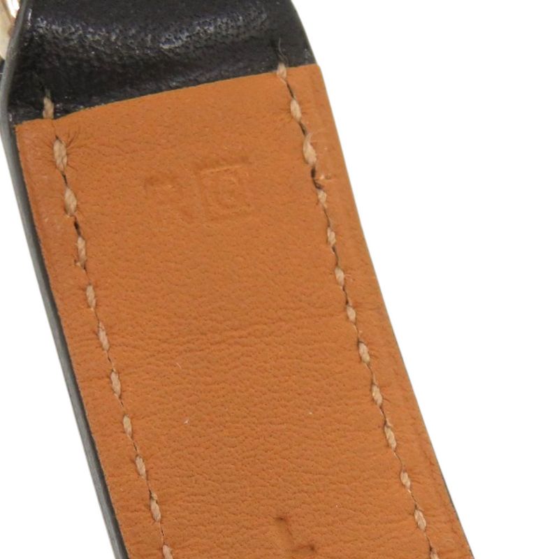 Hermes Necklace Box Chain Vauvalenier Metal Black Choker 0929 — view 6