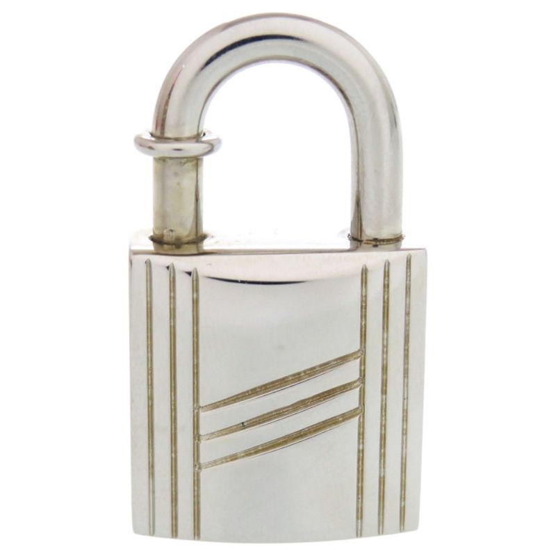 Hermes Pendant Top Annee Arbre 1998 sap Cadenas Metal Silver Key Holder 0105 — view 3