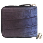 Fendi Chain 7 M0197 Leather Blue Bifold Wallet 1367 — view 2