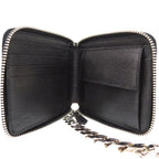 Fendi Chain 7 M0197 Leather Blue Bifold Wallet 1367 — view 6