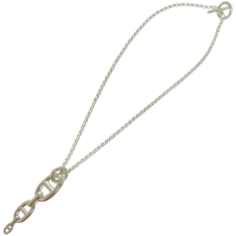 Hermes Chaine D'ancre Ancienne 22 925 Silver Necklace 1191 — view 5