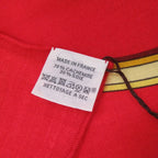 Hermes Carre 140 Cavalcadour Cashmere Silk Red Scarf 1379 — view 4
