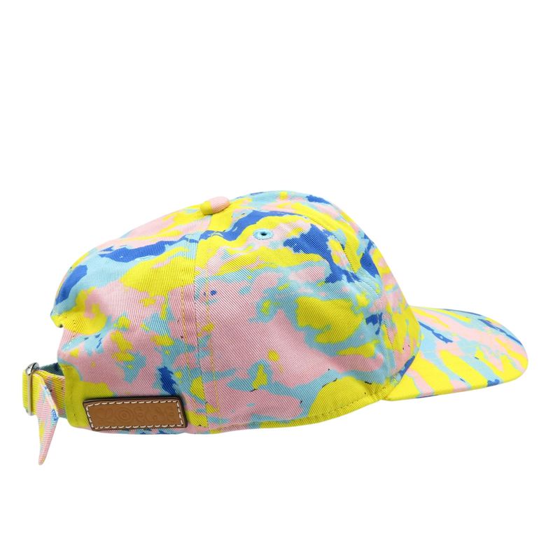 Loewe EYE Nature Baseball Cap Cotton Silver Hardware Multicolor 0570 — view 4