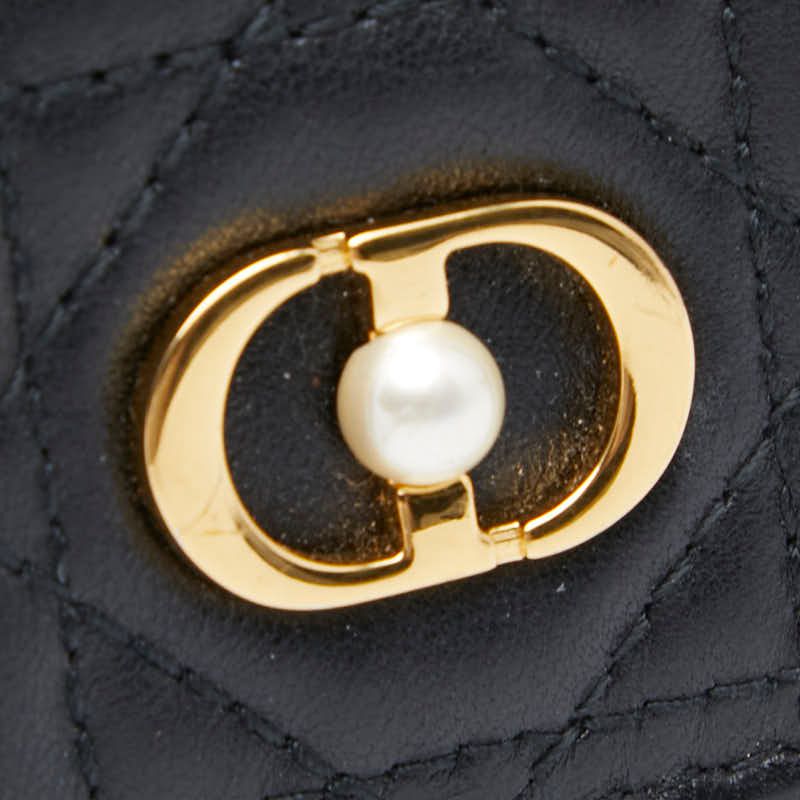 Dior Cannage Jolie Grisine S3102 Unjb Black Lambskin — view 7