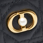 Dior Cannage Jolie Grisine S3102 Unjb Black Lambskin — view 7