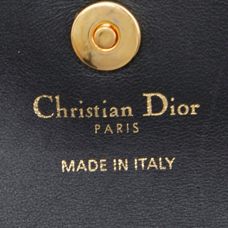 Dior Cannage Jolie Grisine S3102 Unjb Black Lambskin — view 8