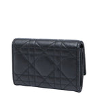 Dior Cannage Jolie Grisine S3102 Unjb Black Lambskin — view 2
