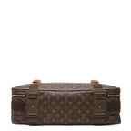 Louis Vuitton Monogram Satellite 53 Suitcase Travel Bag Brown — view 3