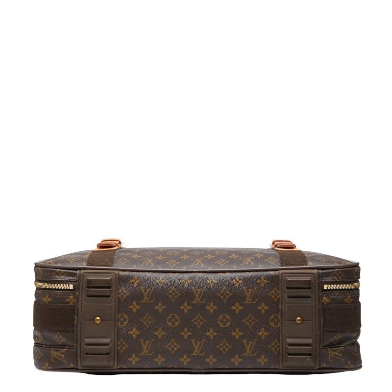 Louis Vuitton Monogram Satellite 53 Suitcase Travel Bag Brown — view 3