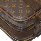 Louis Vuitton Monogram Satellite 53 Suitcase Travel Bag Brown — view 7