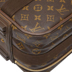 Louis Vuitton Monogram Satellite 53 Suitcase Travel Bag Brown — view 6