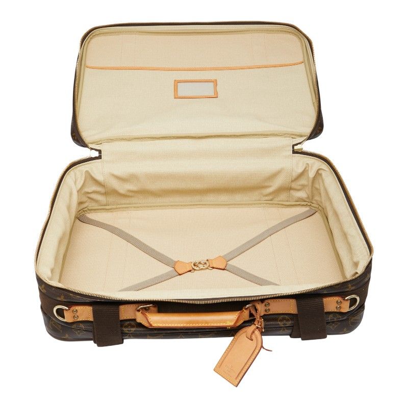 Louis Vuitton Monogram Satellite 53 Suitcase Travel Bag Brown — view 8