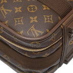 Louis Vuitton Monogram Satellite 53 Suitcase Travel Bag Brown — view 5